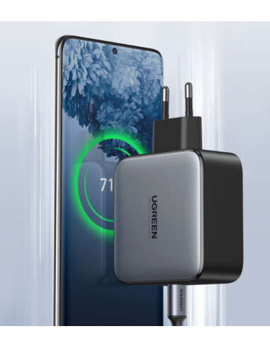 INCARCATOR retea Ugreen, "CD272" PD 3.0 100W, 2 x USB Type-C