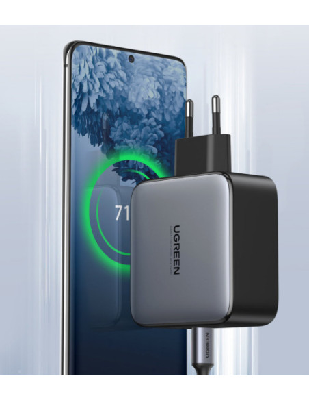 INCARCATOR retea Ugreen, "CD272" PD 3.0 100W, 2 x USB Type-C