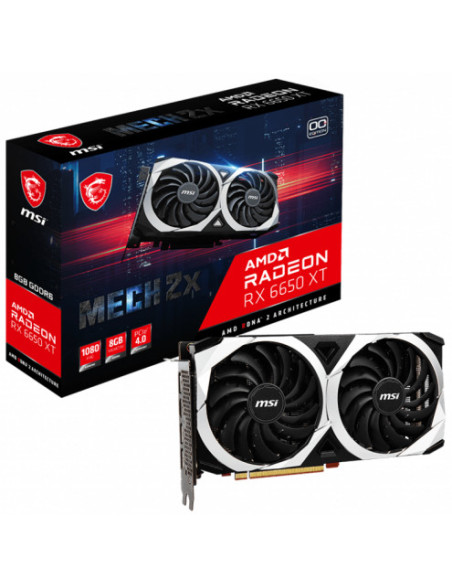 MSI Radeon RX 6650 XT MECH 2X 8G OC/DPx3/HDMI/ATX, "RADEON RX