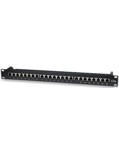 PATCH PANEL INTELLINET 24 porturi, FTP, Cat5e ecranat, 1U