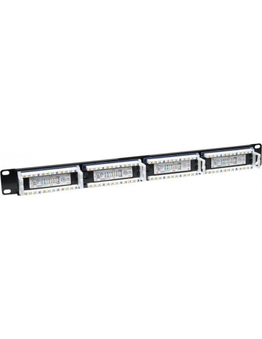 PATCH PANEL INTELLINET 24 porturi, UTP, Cat5e, 1U pentru rack