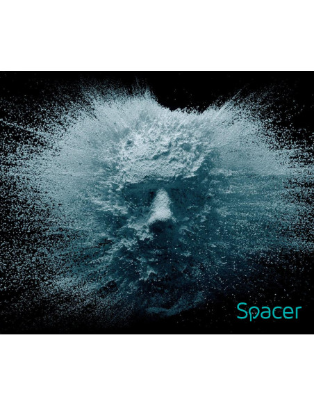 MousePAD SPACER gaming, cauciuc si material textil, 250 x 210 x