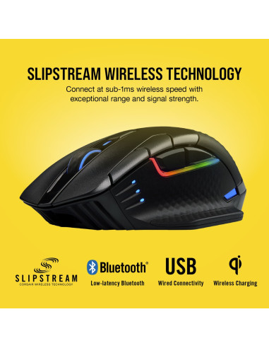 MOUSE CORSAIR, "Dark Core RGB Pro SE", gaming, wireless