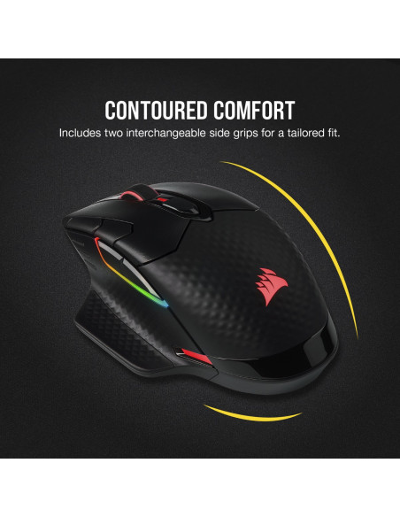 MOUSE CORSAIR, "Dark Core RGB Pro SE", gaming, wireless