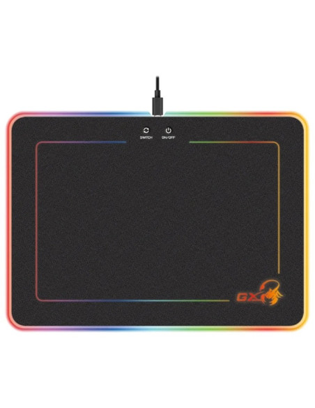 Mouse PAD GENIUS, "GX-Pad 600H RGB", gaming, cu led, cauciuc si Mouse PAD GENIUS, "GX-Pad 600H RGB", gaming, cu led, cauciuc si