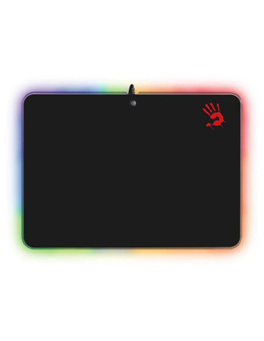 MP-50RS,Mouse PAD A4Tech, "RGB Gaming", gaming, cu led, cauciuc si material textil, 358 x 256 x 2.6 mm, negru, "MP-50RS"