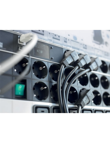 PDU BACHMANN, 1U pt. rack 19 inch, 8 prize IEC, intrare IEC