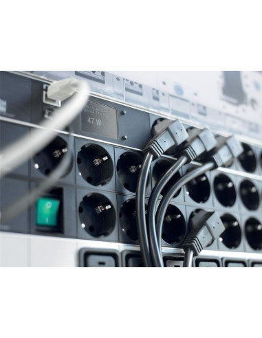 PDU BACHMANN, 1.5U pt. rack 19 inch, 7 prize Schuko, intrare
