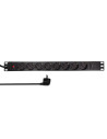 PDU LOGILINK 1U pt. rack 19 inch, 8 prize Schuko, intrare
