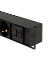 PDU LOGILINK 1U pt. rack 19 inch, 8 prize Schuko, intrare