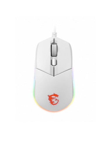 MSI Clutch GM11 wired symmetrical Mouse WHITE, "CLUTCH GM11