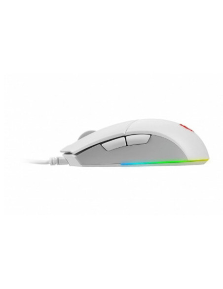 MSI Clutch GM11 wired symmetrical Mouse WHITE, "CLUTCH GM11