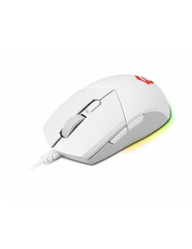 MSI Clutch GM11 wired symmetrical Mouse WHITE, "CLUTCH GM11