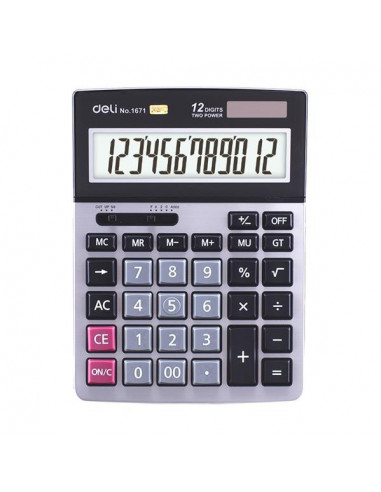 Calculator Birou Deli 12 Digiti 1671,DLE1671