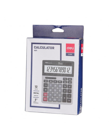 Calculator Birou Deli 12 Digiti 1671,DLE1671