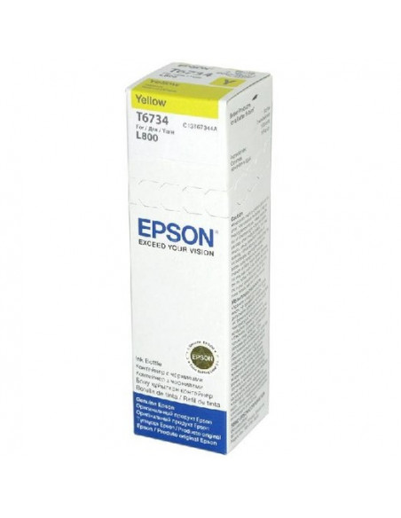 INK BOTTLE YELLOW T6734 70ML/ECOTANK C13T67344A EPSON,C13T67344A INK BOTTLE YELLOW T6734 70ML/ECOTANK C13T67344A EPSON,C13T67344A