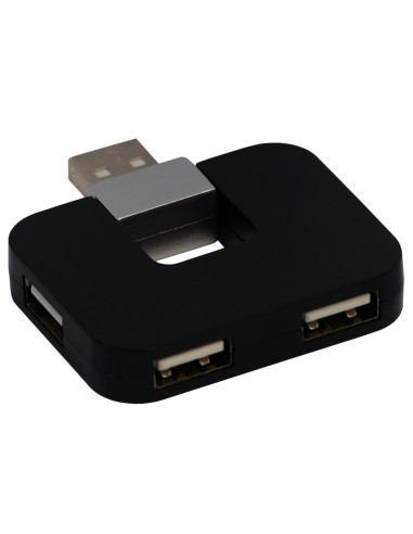 HUB extern SPACER, porturi USB: USB 2.0 x 4, conectare prin USB