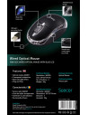 MOUSE Spacer, PC sau NB, cu fir, USB, optic, 800 dpi