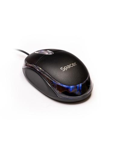 MOUSE Spacer, PC sau NB, cu fir, USB, optic, 800 dpi