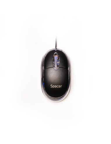 MOUSE Spacer, PC sau NB, cu fir, USB, optic, 800 dpi
