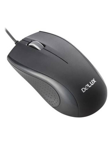 MOUSE DELUX, PC sau NB, cu fir, USB, optic, 800 dpi