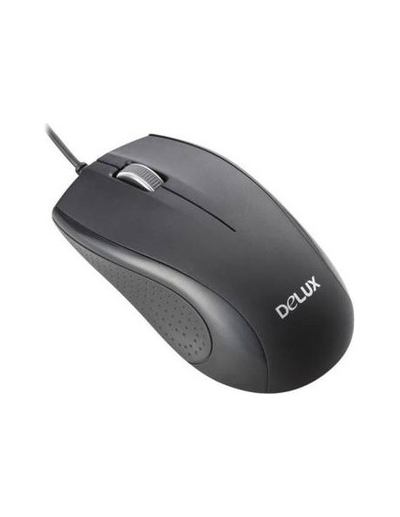 MOUSE DELUX, PC sau NB, cu fir, USB, optic, 800 dpi