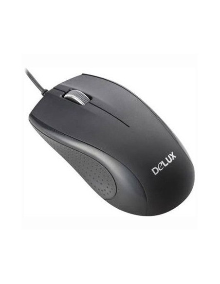 MOUSE DELUX, PC sau NB, cu fir, USB, optic, 800 dpi