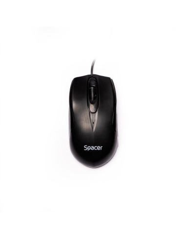 MOUSE Spacer, PC sau NB, cu fir, USB, optic, 800 dpi