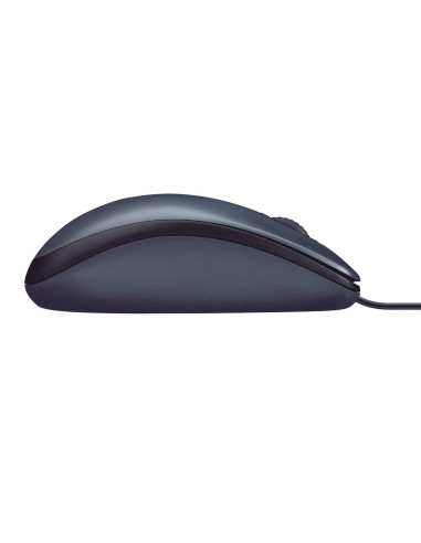 MOUSE LOGITECH, "M100", PC sau NB, cu fir, USB, optic, 1000