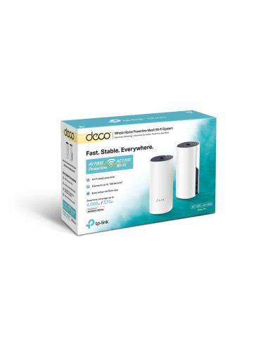 MESH TP-LINK, sistem hibrid, AC1200 + HomePlug AV1000, pt