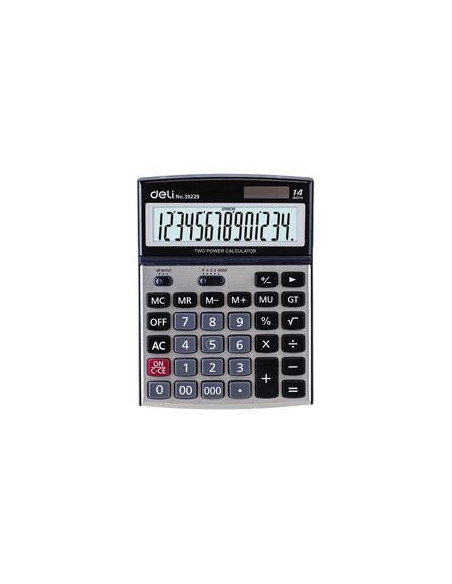 Calculator Deli Birou 14 Digiti Metal 39229,DLE39229