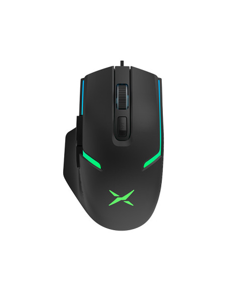 MOUSE DELUX, gaming, cu fir, USB, optic, 3600 dpi