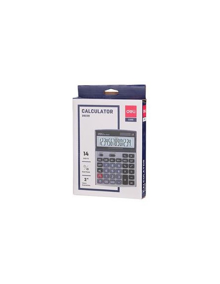 Calculator Deli Birou 14 Digiti Metal 39229,DLE39229