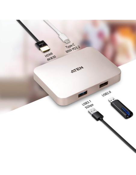 I/O DOCKING STATION USB-C 4K/UH3235-AT ATEN,UH3235-AT