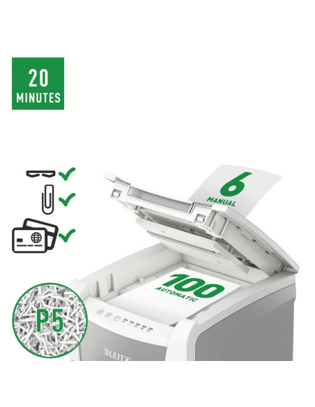 Distrugator automat documente Leitz IQ Small Office, 100 coli