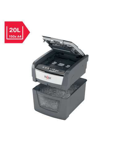 Distrugator automat documente Rexel OPTIMUM 45X, 45 coli, P4 Distrugator automat documente Rexel OPTIMUM 45X, 45 coli, P4