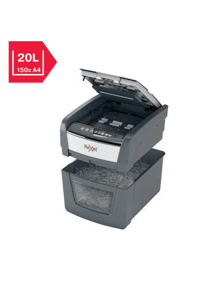Distrugator automat documente Rexel OPTIMUM 45X, 45 coli, P4 Distrugator automat documente Rexel OPTIMUM 45X, 45 coli, P4
