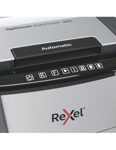 Distrugator automat documente Rexel OPTIMUM 90X, 90 coli, P4
