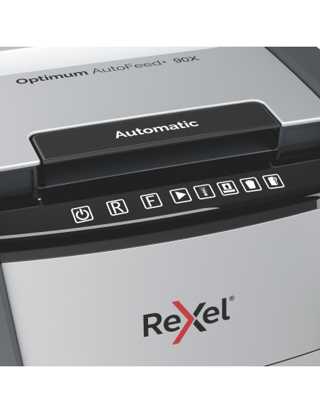 Distrugator automat documente Rexel OPTIMUM 90X, 90 coli, P4