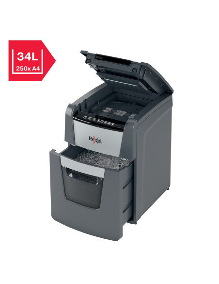 Distrugator automat documente Rexel OPTIMUM 90X, 90 coli, P4