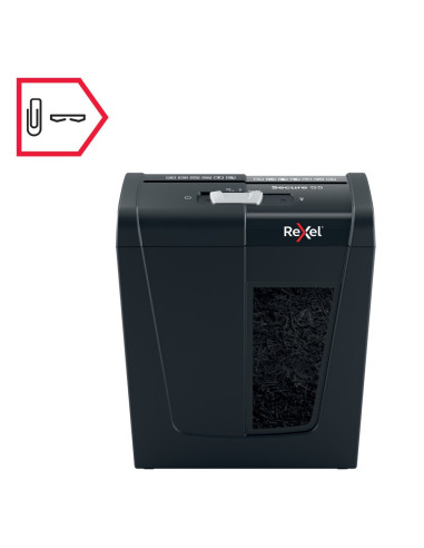 Distrugator manual documente Rexel SECURE S5, 5 coli, P2