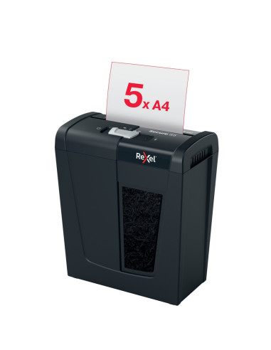 Distrugator manual documente Rexel SECURE S5, 5 coli, P2