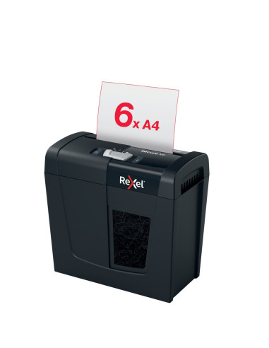 Distrugator manual documente Rexel SECURE X6, 6 coli, P4