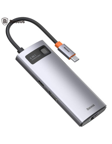DOCKING Station Baseus Metal Gleam, conectare PC USB Type-C