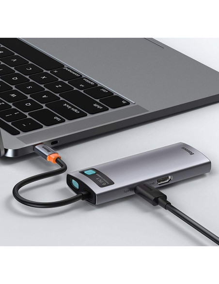DOCKING Station Baseus Metal Gleam, conectare PC USB Type-C