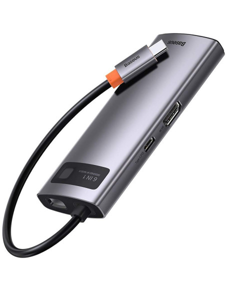 DOCKING Station Baseus Metal Gleam, conectare PC USB Type-C