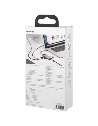 DOCKING Station Baseus Metal Gleam, conectare PC USB Type-C