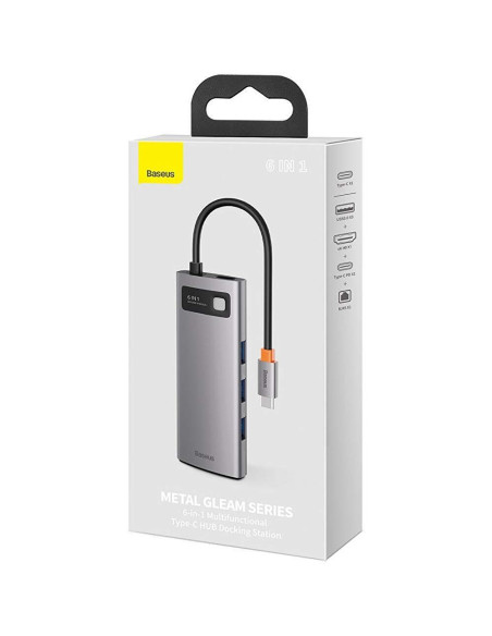 DOCKING Station Baseus Metal Gleam, conectare PC USB Type-C