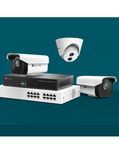 NVR TP-Link VIGI, 8 canale, capacitate max 10 TB, porturi HDMI