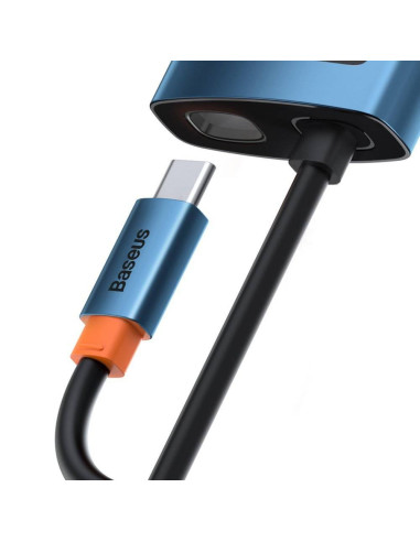 DOCKING Station Baseus Metal Gleam, conectare PC USB Type-C